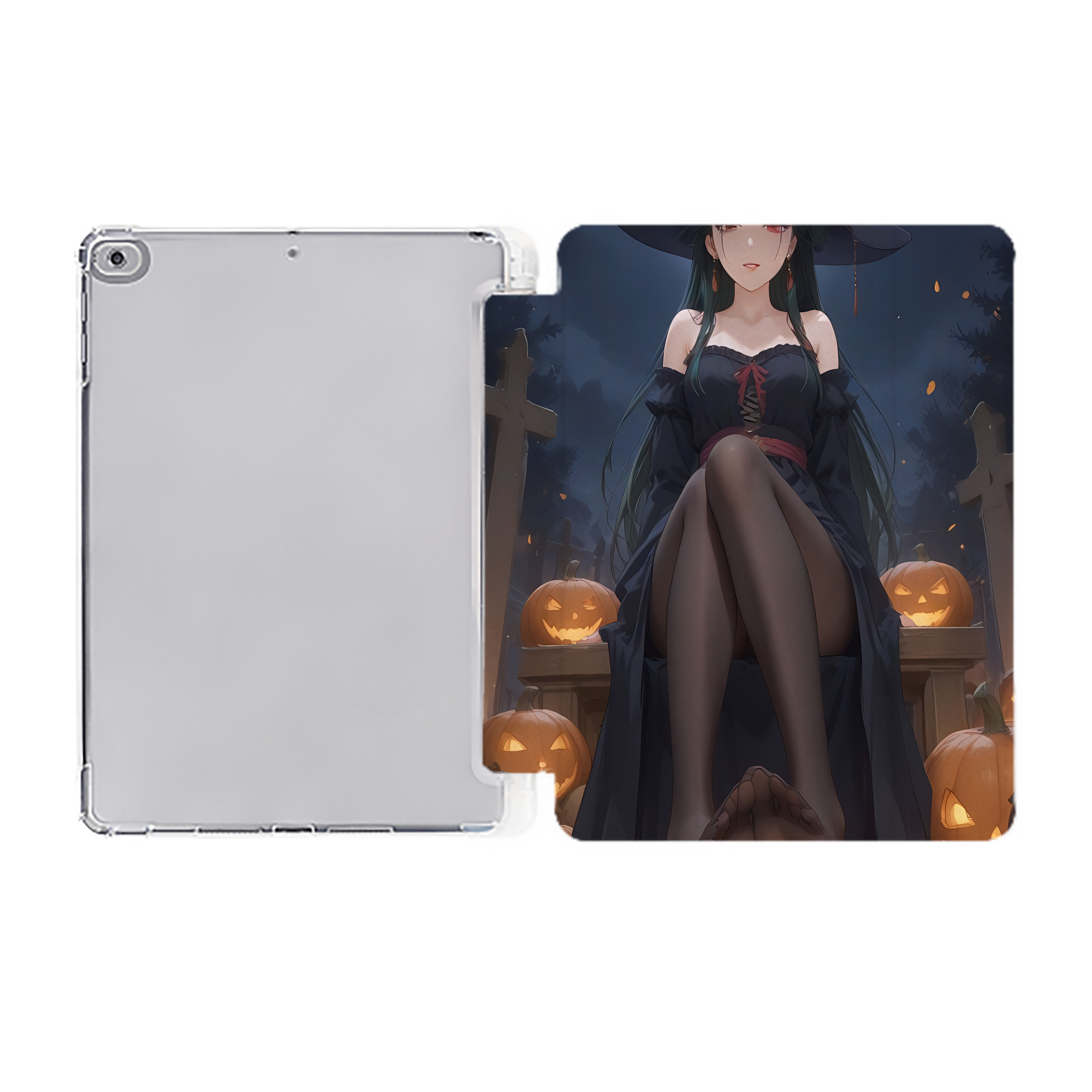 （画像用） 薬屋のひとりごと The Apothecary Diaries IPad ケース ペン収納付き 三つ折りスタンド PUレザー×シリコン 対応機種9.5/10.5/10.9インチ